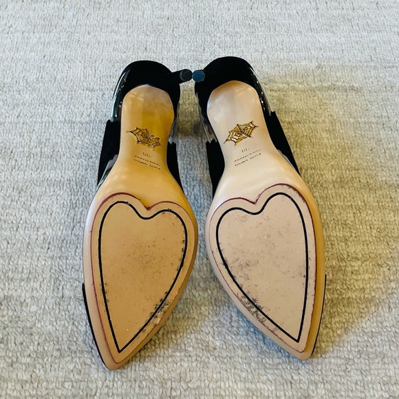 Charlotte Olympia Montana Suede/PVC Heels - Picture 6 of 7